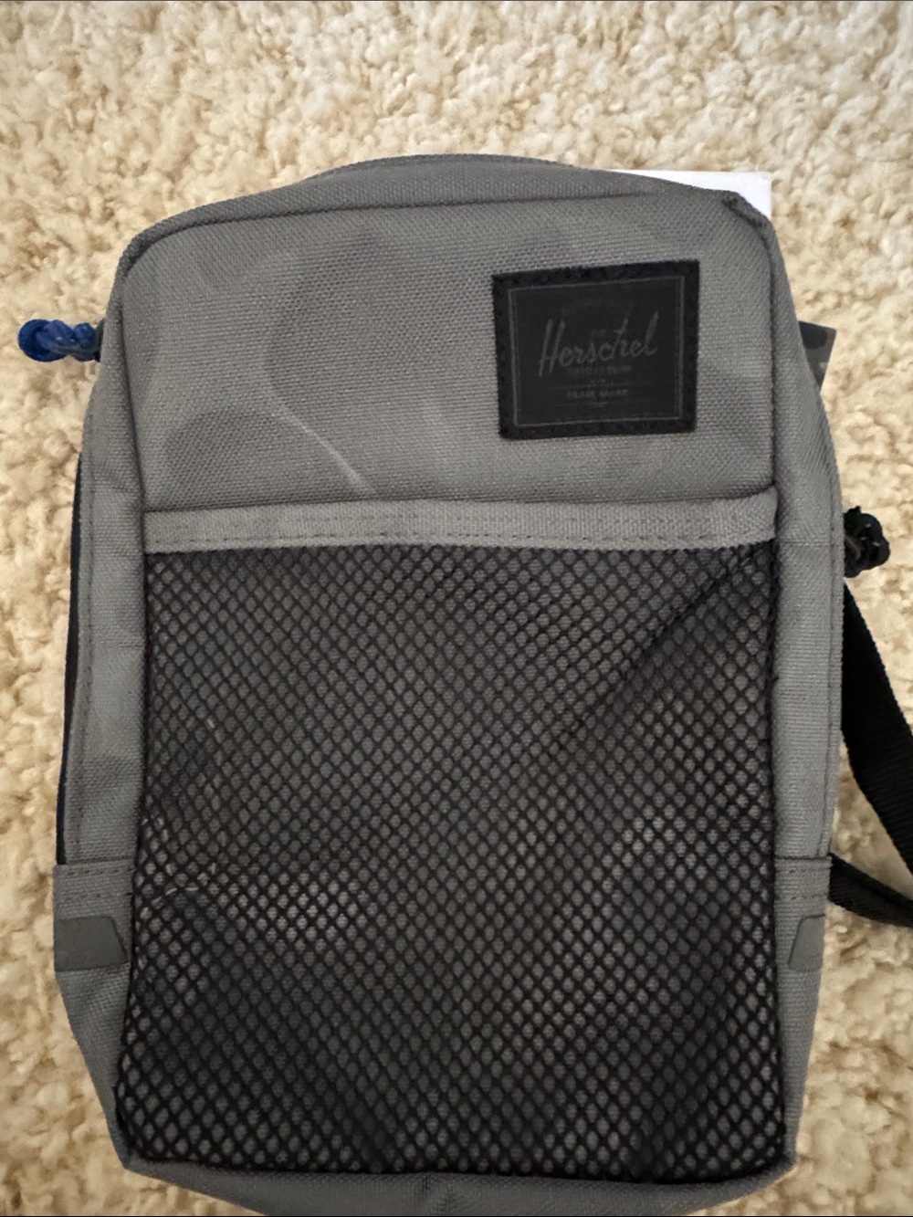 Herschel Supply Company Gray Mesh Front Crossbody Belt Bag